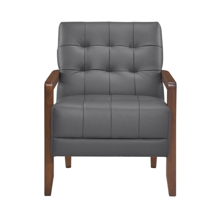 Second image of 1010DGY-1 Accent Chair