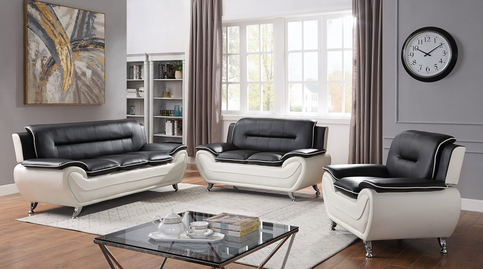 2 Piece Sofa and Loveseat - 1076