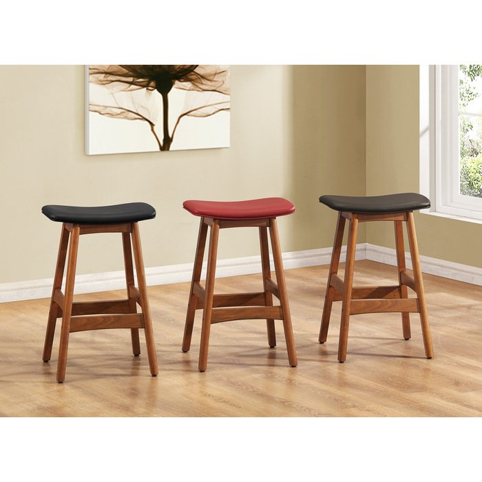 Second image of 1188BK-24 Counter Height Stool, Matt Black