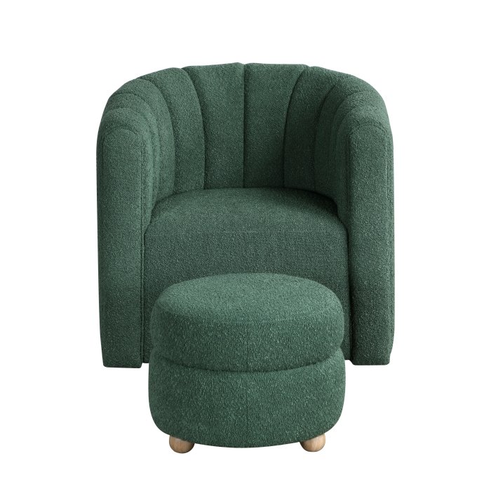 1260GN Swivel Chair with Ottoman