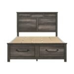 Second image of 1342K-1EK* Eastern King Platform Bed with Footboard Storage