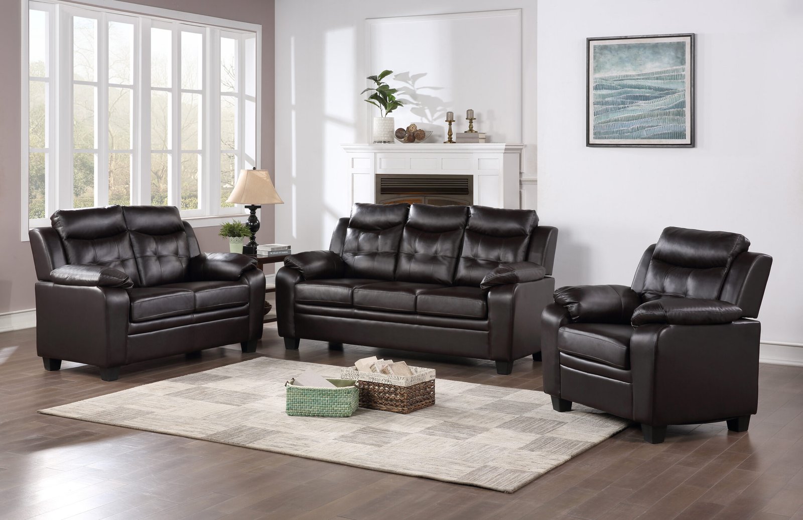 2 Piece Sofa and Loveseat - 1382