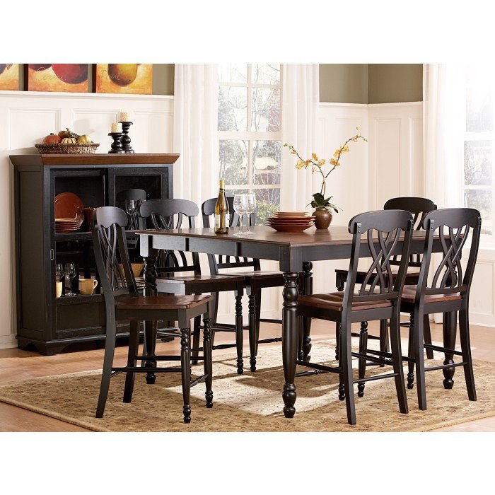 Second image of 1393BK-36 Counter Height Table