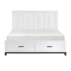 1450WHK-1EK* Eastern King Platform Bed with Footboard Storage
