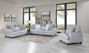 2 Piece Sofa and Loveseat - 9141-1-1-1