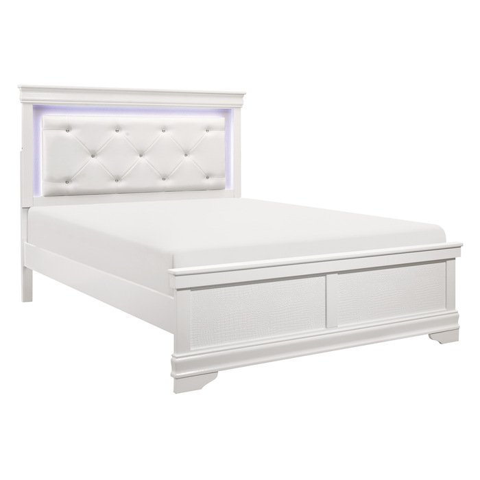 Second image of 1556W-1* Queen Bed with LED Lighting
