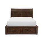 1559K-1EK* Eastern King Platform Bed with Storage Footboard and Side Rails
