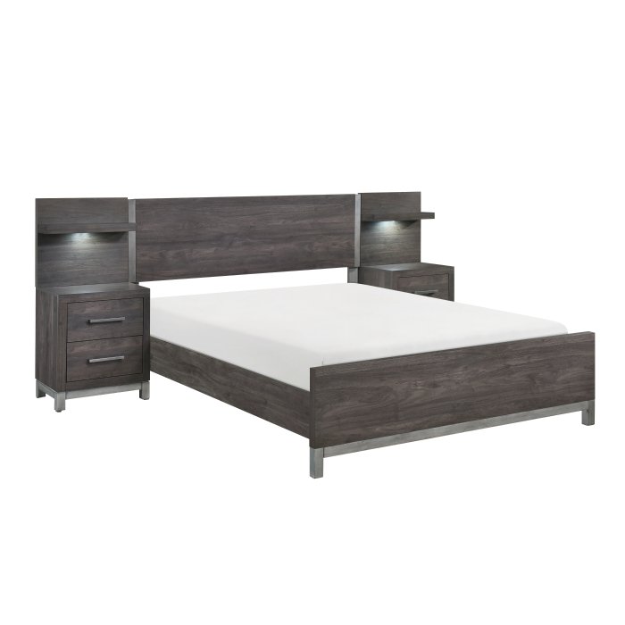 Second image of 1577DGF-1*WB 5pc Set Full Wall Bed (FB+2NS+2NS-P)