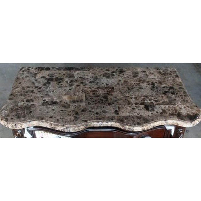 1603-4M Marble Top Night Stand