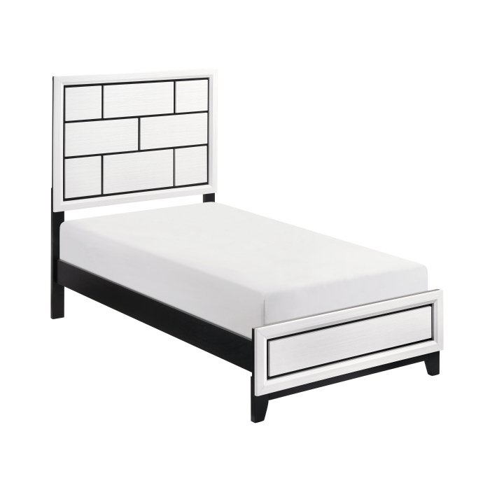 Second image of 1645WHT-1* Twin Bed