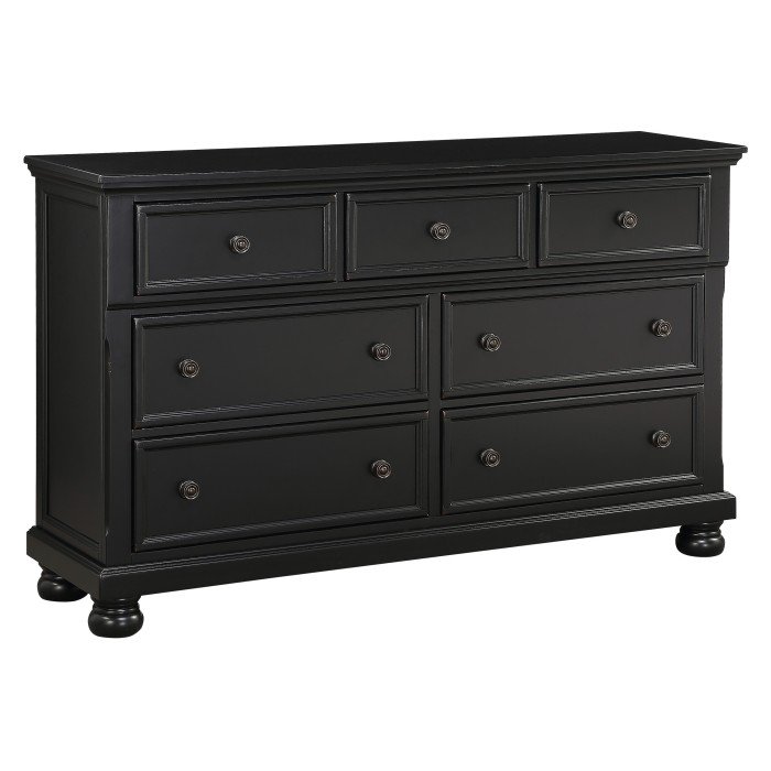 Second image of 1714BK-5 Dresser, Hidden Drawer