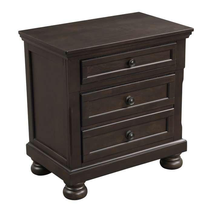 Second image of 1718GY-4 Night Stand with Hidden Drawer