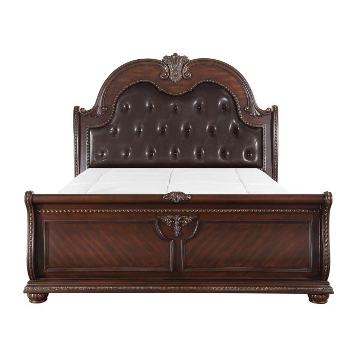 1757-1* Queen Sleigh Bed
