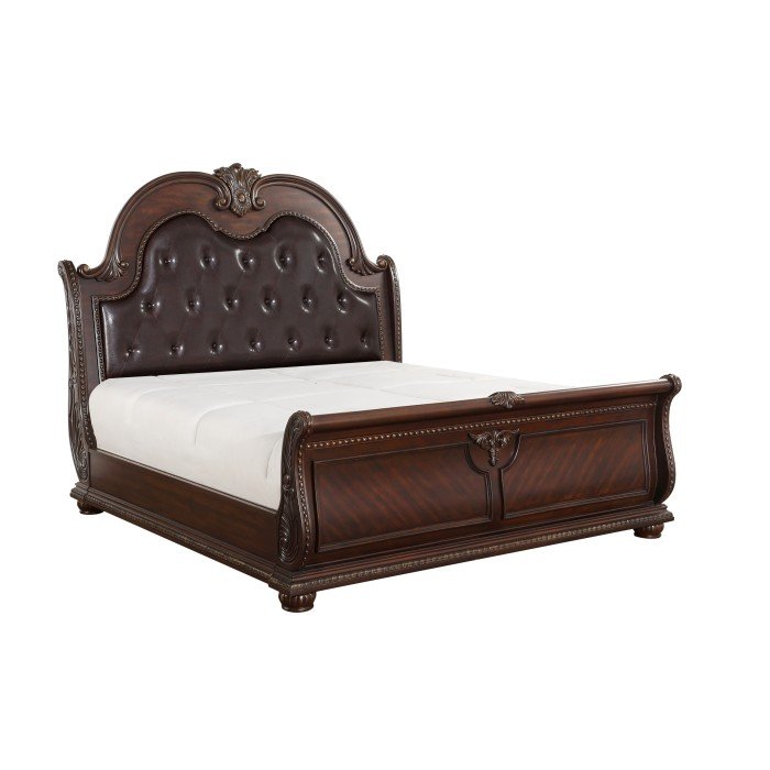 Second image of 1757K-1EK* Eastern King Sleigh Bed
