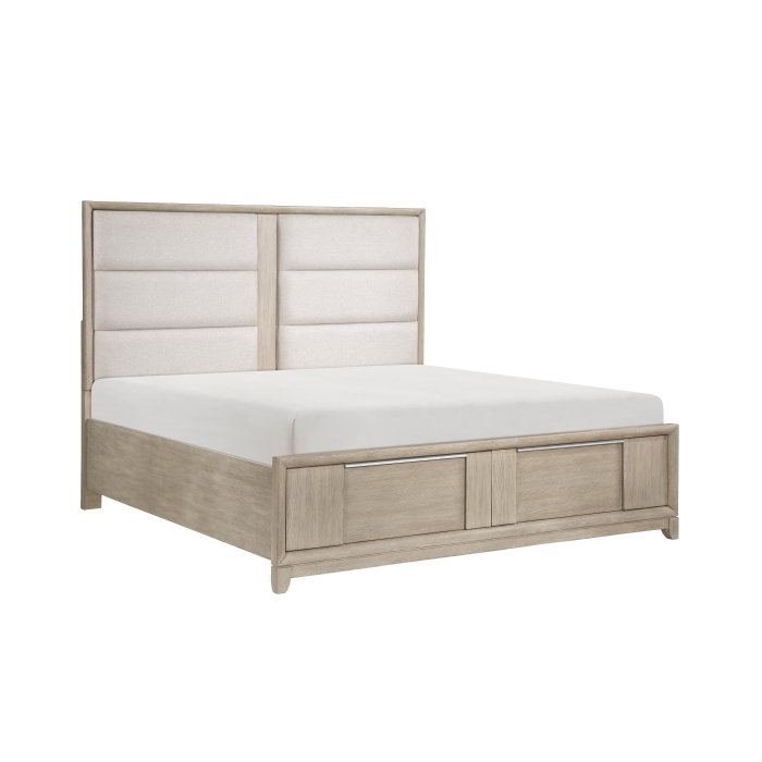 Second image of 1820N-1* Queen Platform Bed with Footboard Storage