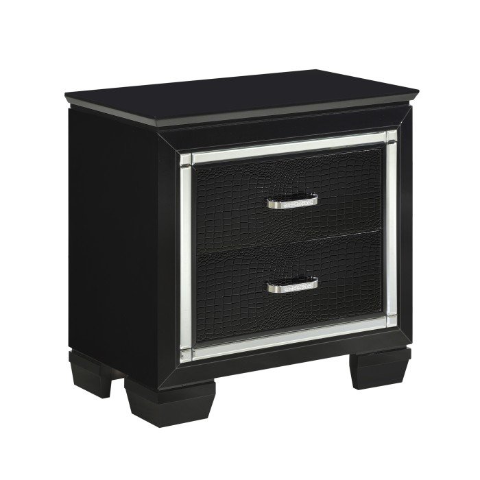 Second image of 1916BK-4 Night Stand, LED Lighting