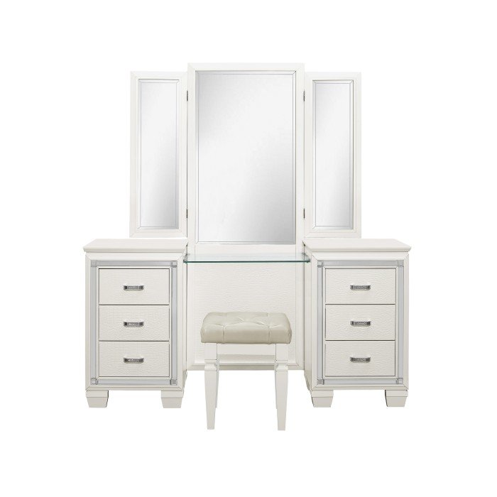 Second image of 1916W-15* Vanity Dresser with Mirror