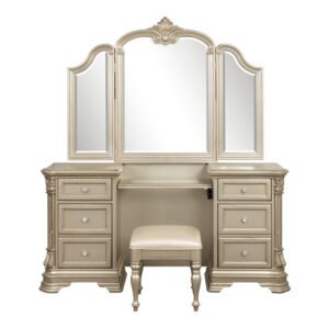 1919NC-15* Vanity Dresser with Mirror