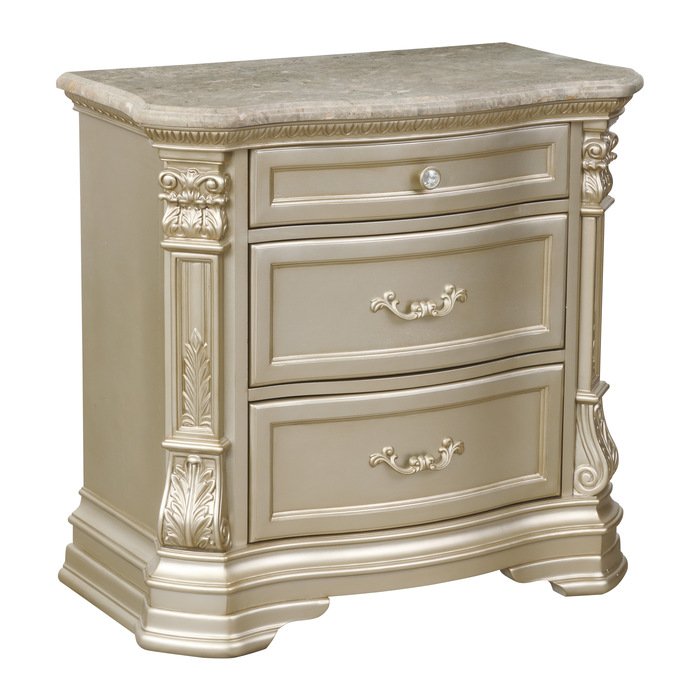 Second image of 1919NC-4 Night Stand, Marble Top