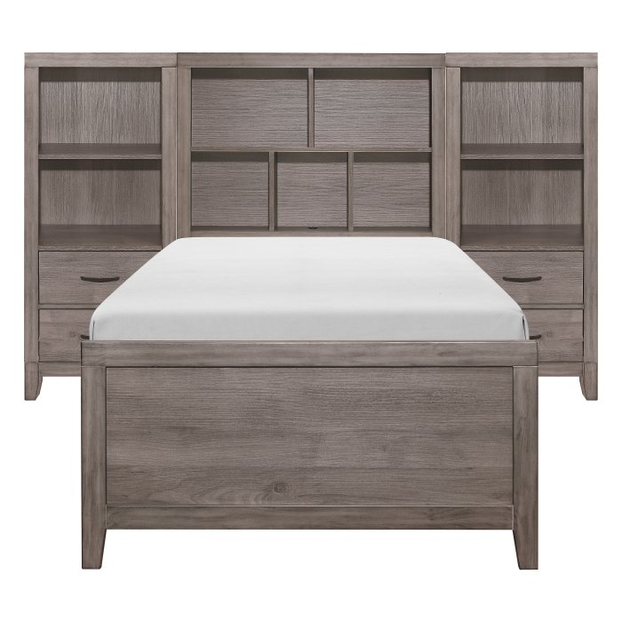 2042NBT*WBT 4pc Set Twin Wall Bed with Toy Boxes (TB+2PNS+TFT)