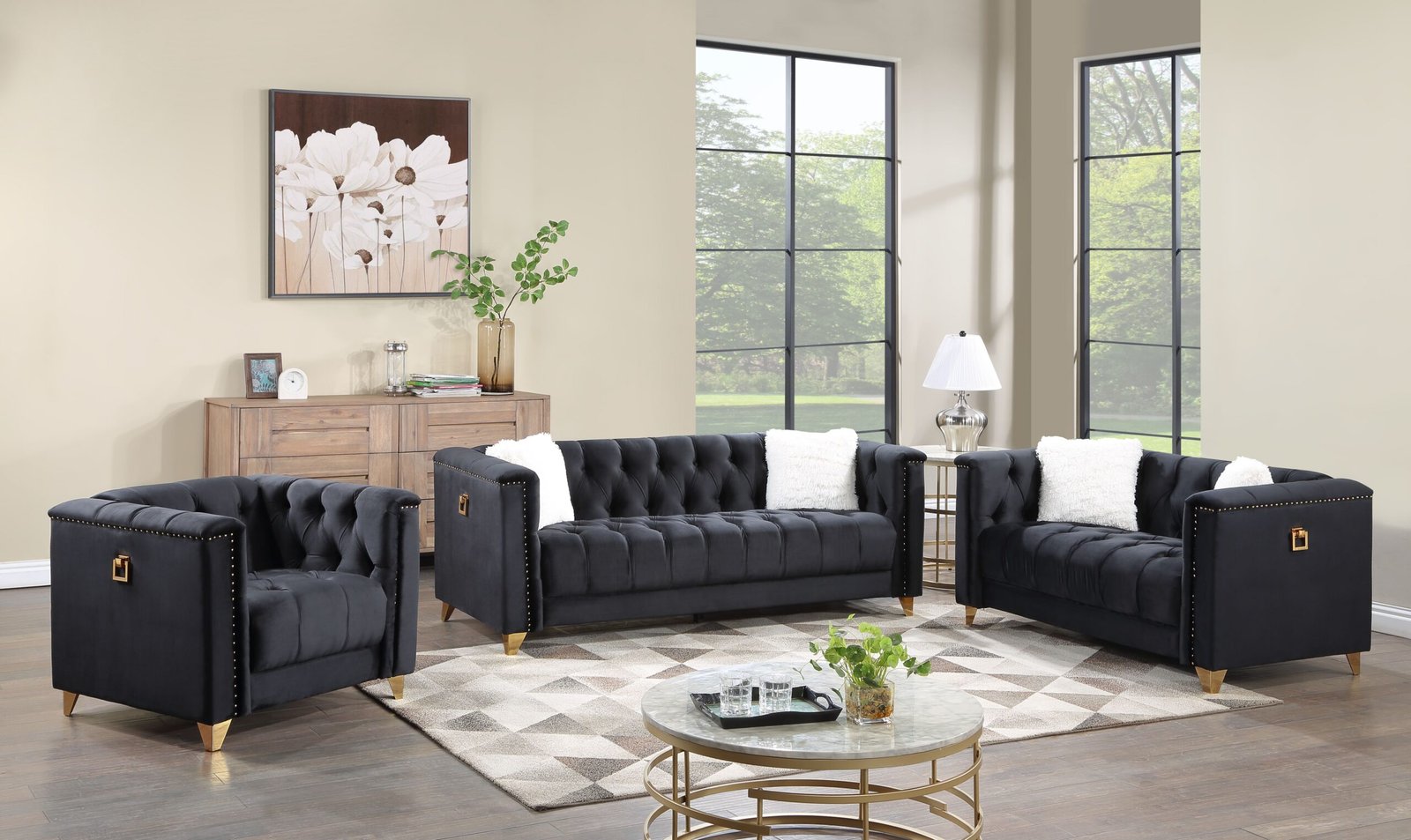 2 Piece Sofa and Loveseat - 2090