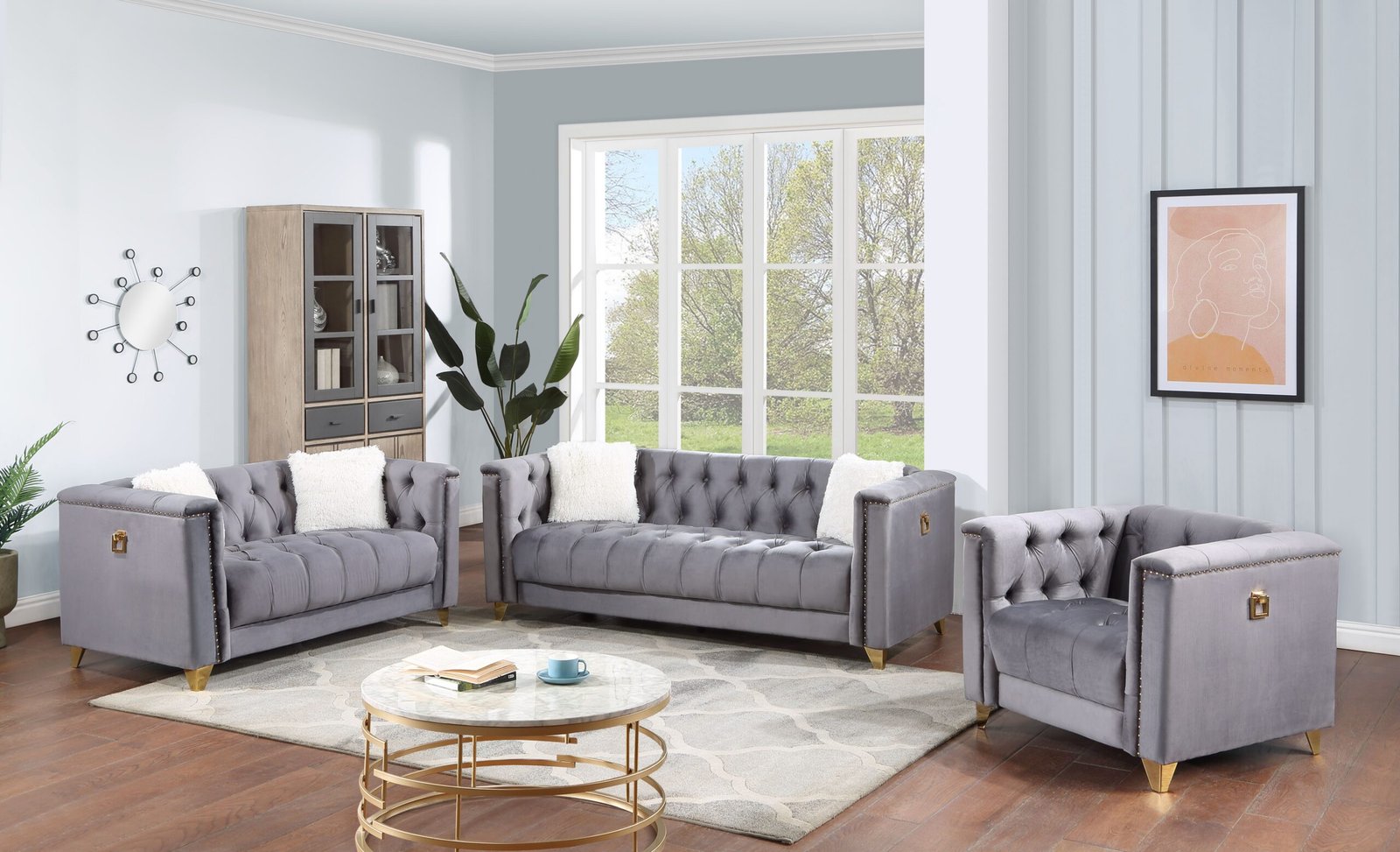 2 Piece Sofa and Loveseat - 2094