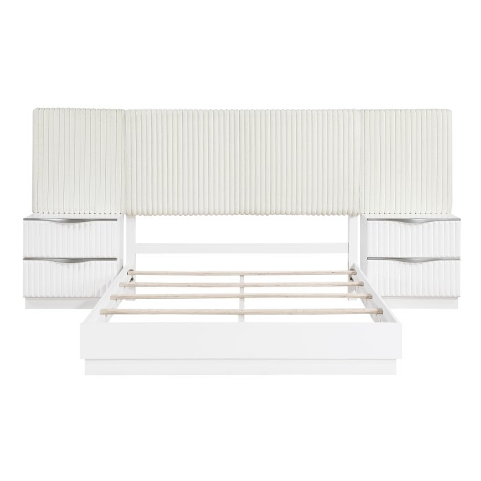 Second image of 2384-1*WB 5pc Set Queen Wall Bed (QB+2NS+2NS-P)