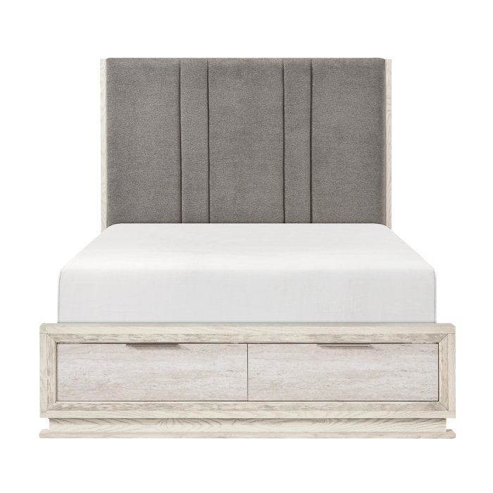 Second image of 2391K-1CK* California King Platform Bed with Footboard Storage