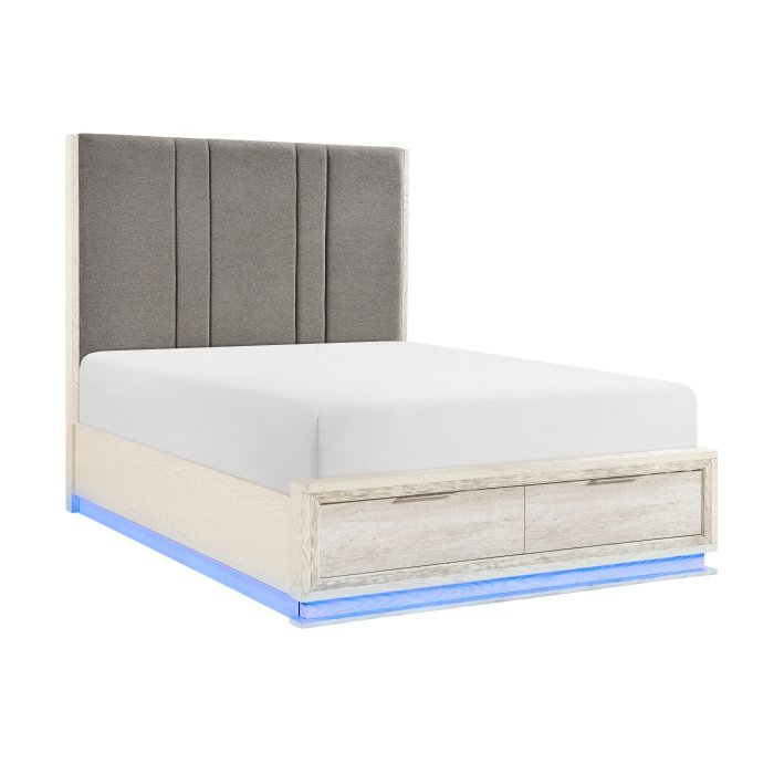 2391K-1CK* California King Platform Bed with Footboard Storage