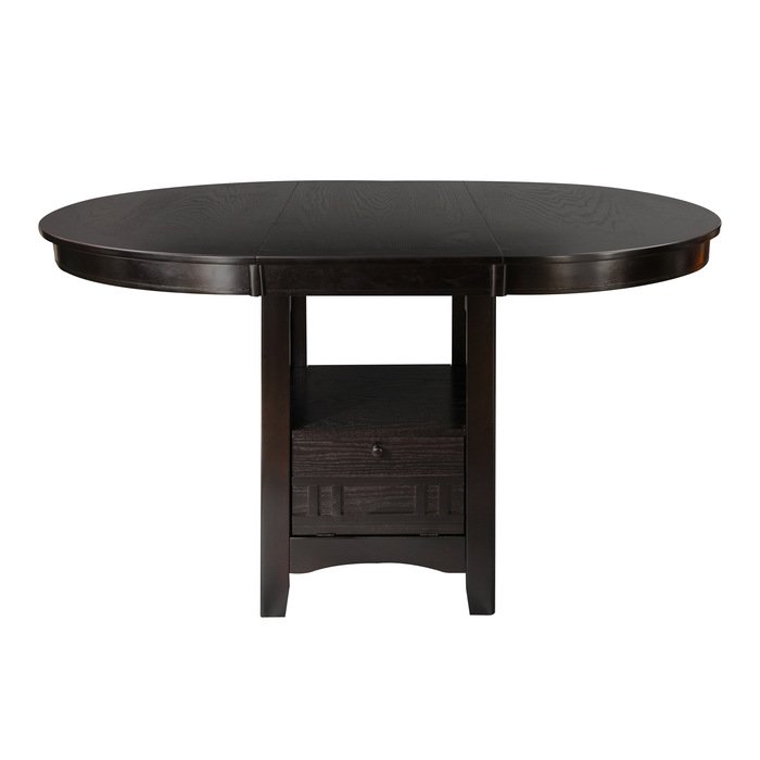 Second image of 2423-36 Round / Oval Counter Height Table with Storage Base