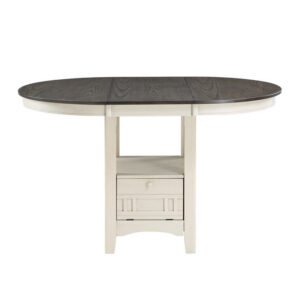 2423W-36 Round / Oval Counter Height Table with Storage Base