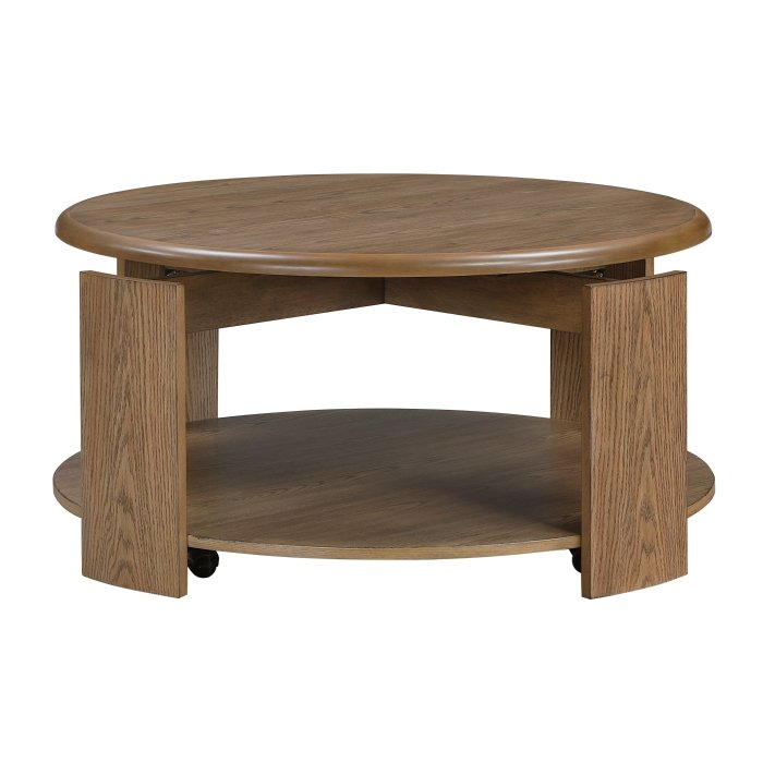 3573-01RD Cocktail Table with Swivel Top