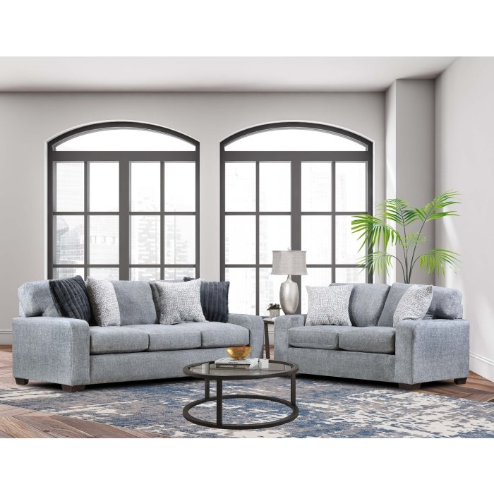 Second image of 99002CC-2 Love Seat with Pillows