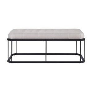 4552 BENCH, CHANNEL WATERFALL, WHITE BOUCLE
