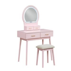 4565PK Dressing Table with Mirror