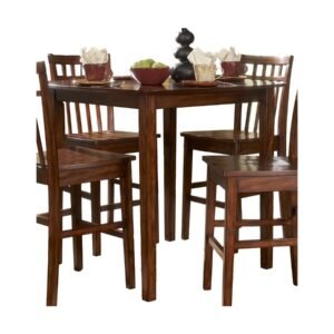 5334-32 CNTR HGHT TABLE,40x40,CHRY FIN
