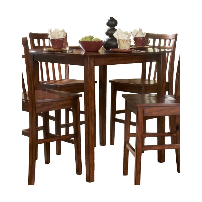 5334-32 CNTR HGHT TABLE,40x40,CHRY FIN