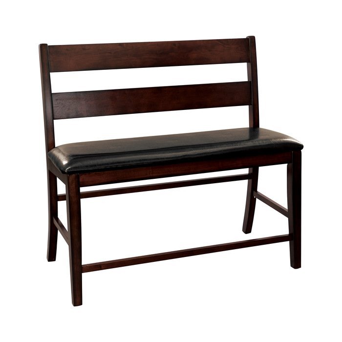 Second image of 5547-24BH Counter Height Bench with Back
