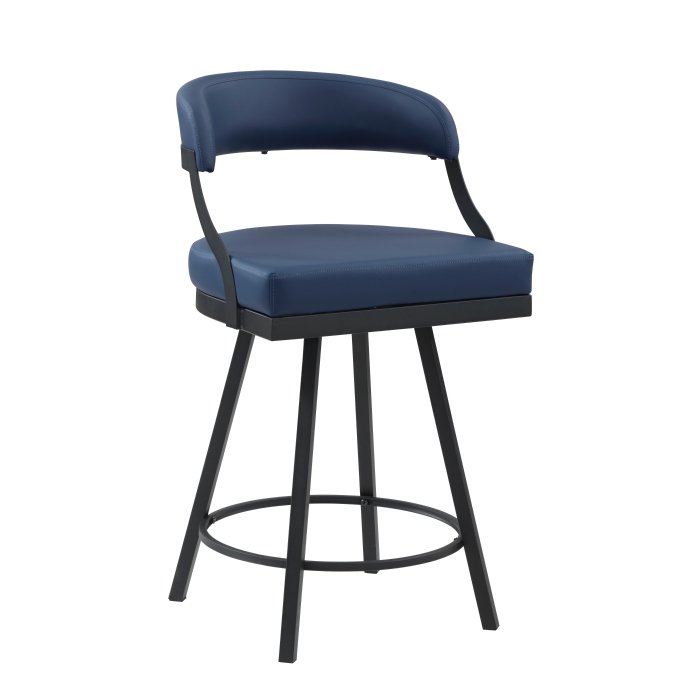 Second image of 5565-24BU Swivel Counter Height Chair