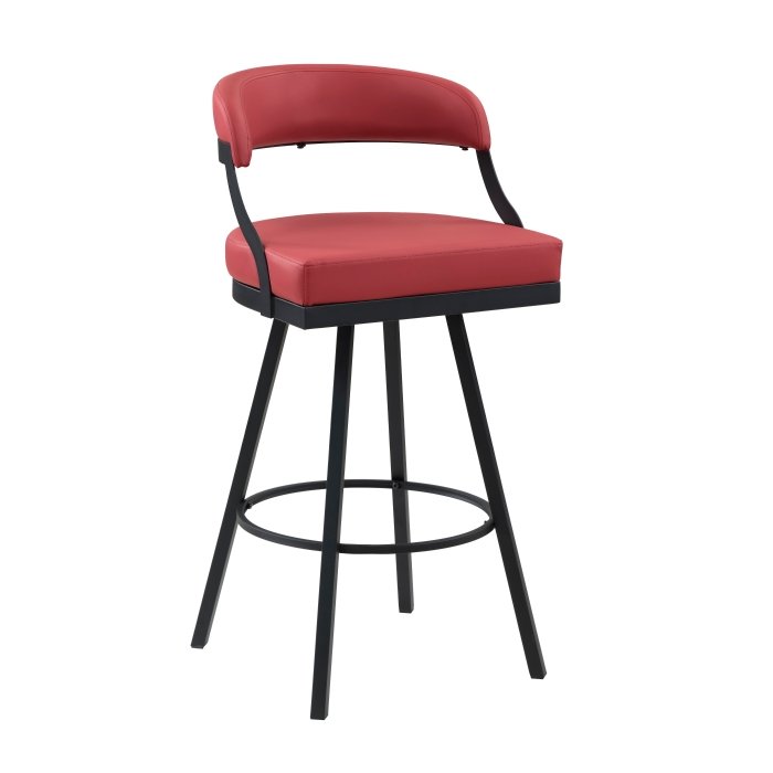 Second image of 5565-29RD Swivel Pub Height Chair