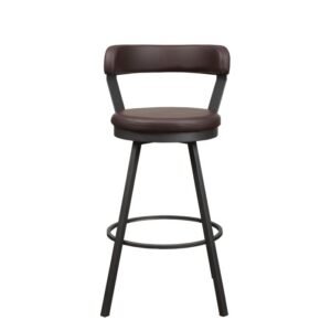 5566-29BR Swivel Pub Height Chair, Brown