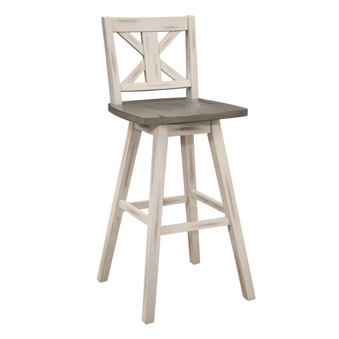 Second image of 5602-29WT Swivel Pub Height Chair