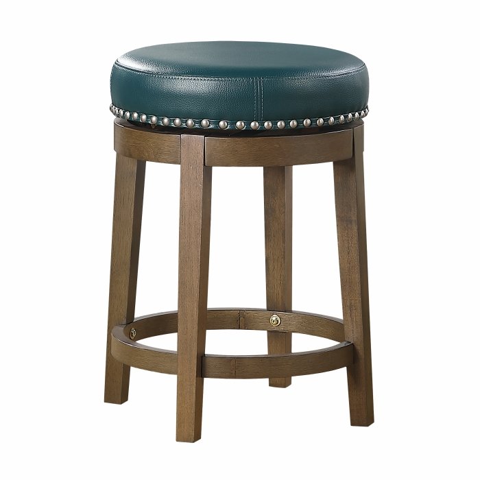 5681GEN-24 Round Swivel Counter Height Stool, Green