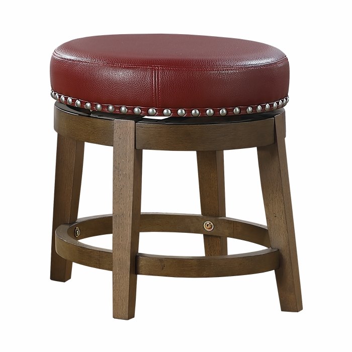 5681RED-18 Round Swivel Stool, Red