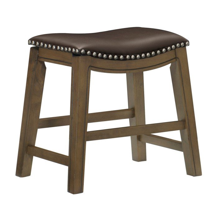 Second image of 5682BRW-18 18 Dining Stool, Brown