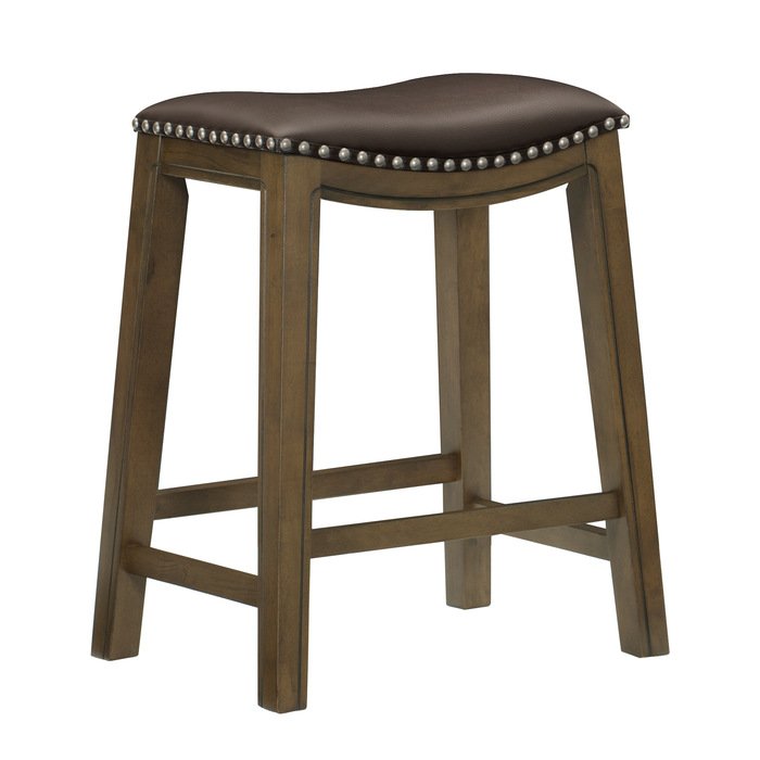 Second image of 5682BRW-24 24 Counter Height Stool, Brown