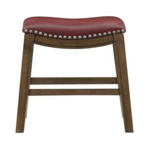 5682RED-18 18 Dining Stool, Red