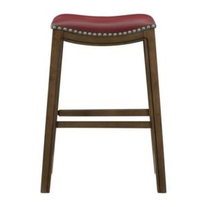 5682RED-29 29 Pub Height Stool, Red