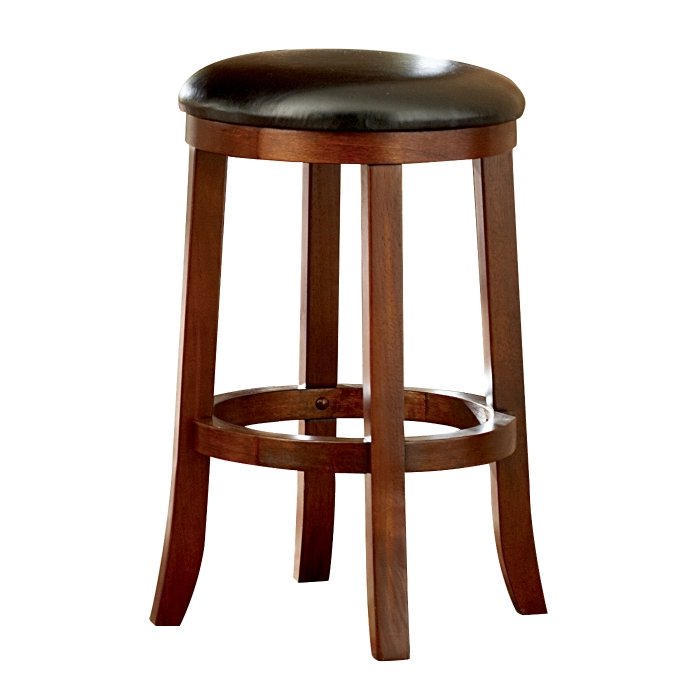 586-24ST Round Counter  Height Stool, BLK P/U