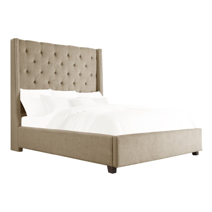 Second image of 5877FBR-1DW* Full Platform Bed with Storage Footboard